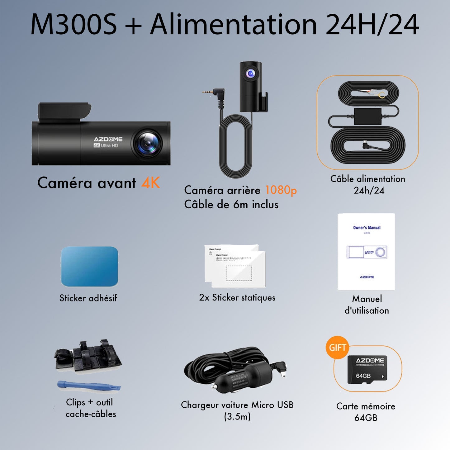 Dashcam | AZDOME M300S