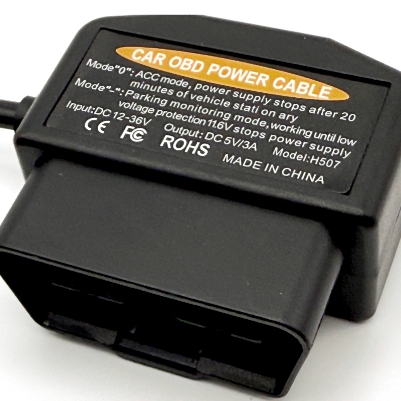 Câble OBD d’Alimentation – Surveillance 24h/24 avec Protection Batterie