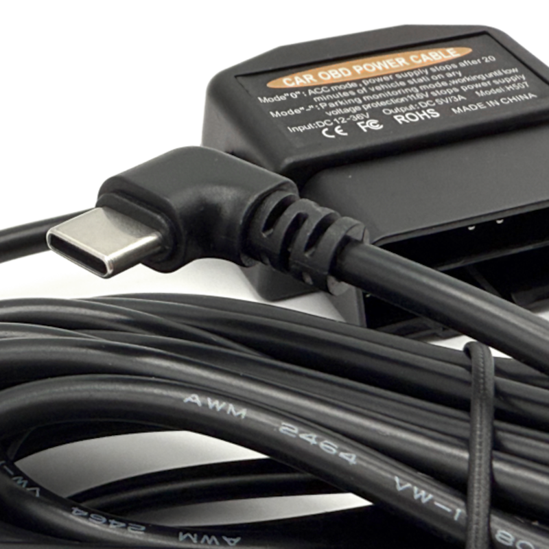 Câble OBD d’Alimentation – Surveillance 24h/24 avec Protection Batterie